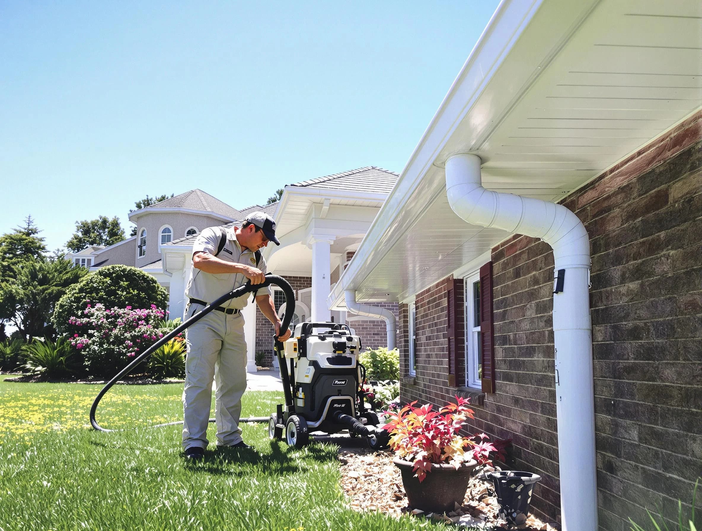 Downspout Cleaning in Beachwood