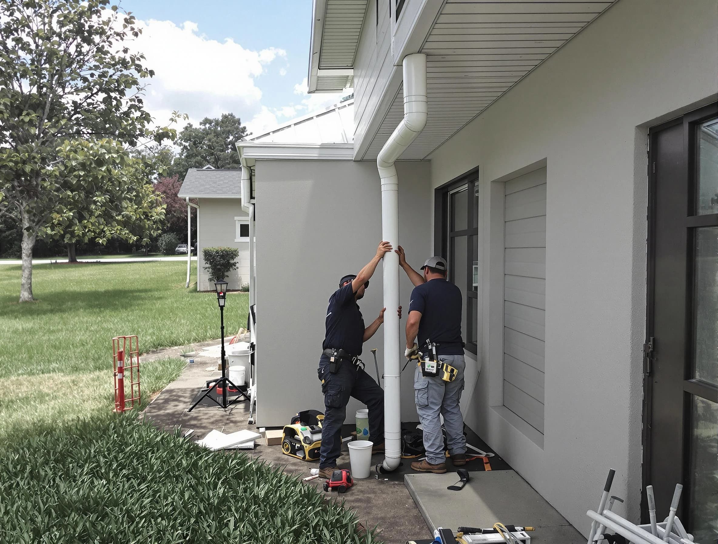 Downspout Installation in Beachwood